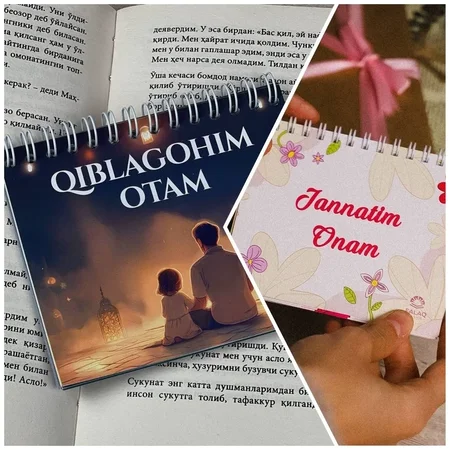 Jannatim Onam, Qiblagohim Otam: Oila Qadriyatlari va Mehr-Muhabbat Haqida To'liq Kitoblar To'plami